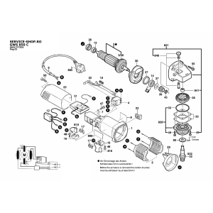 Bosch GWS 850 C (0601377503-EU)